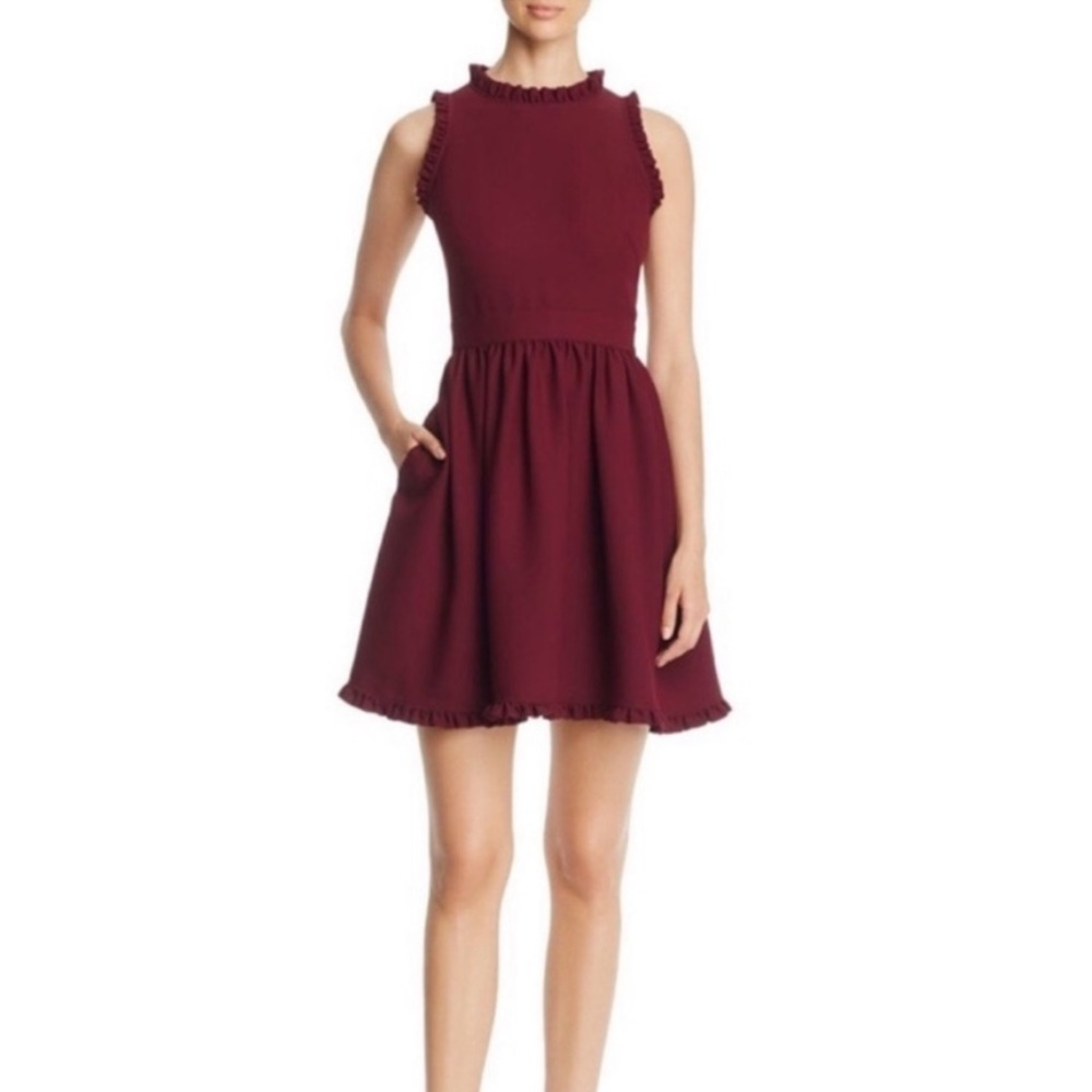 NWT Kate Spade "Ma Cherie" Ruffle Fit and Flare Dress